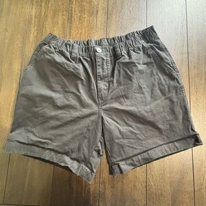 CHUBBIES Khakinators ORIGINALS STRETCH BLACK CHINO SHORTS 7" Inseam ELASTIC sz L